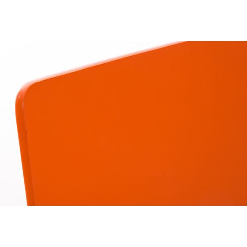 Chaise En Bois Avec Piètement En Métal Pepe Orange