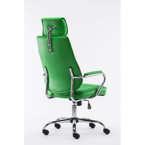 Fauteuil De Bureau  Rako Similicuir Vert
