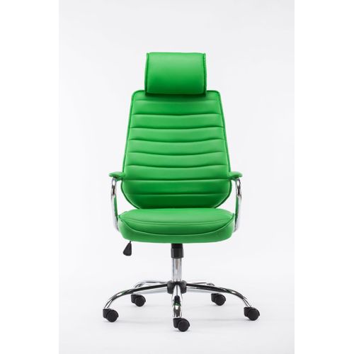 Fauteuil De Bureau  Rako Similicuir Vert