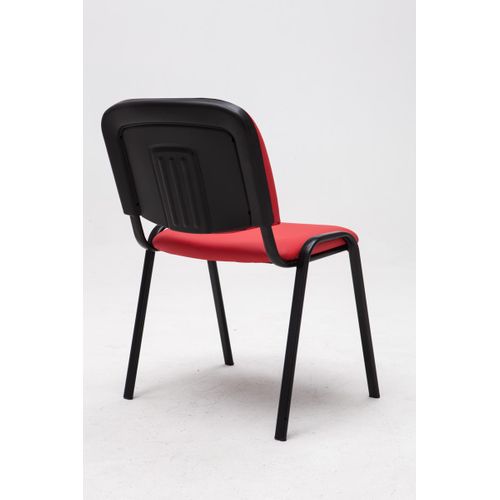 Chaise Visiteur Ken Similicuir Rouge