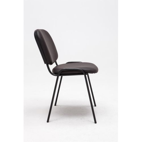 Chaise Visiteur Ken Similicuir Marron