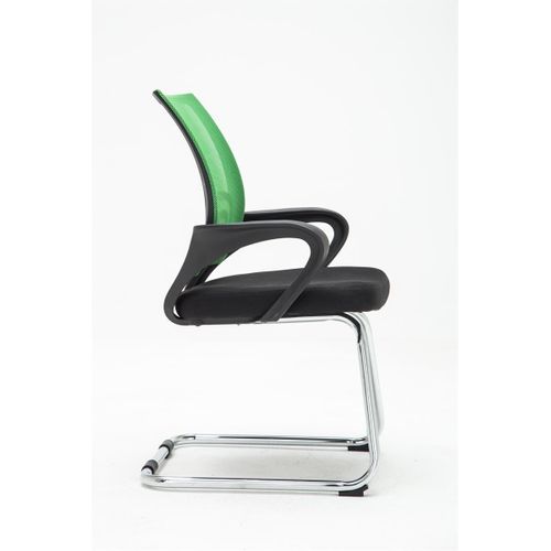 Chaise Cantilever Eureka En Maille Avec Pied En Métal Vert