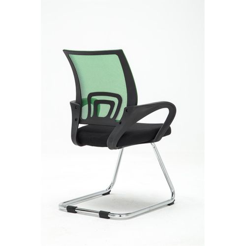Chaise Cantilever Eureka En Maille Avec Pied En Métal Vert