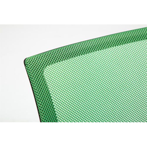 Chaise Cantilever Eureka En Maille Avec Pied En Métal Vert