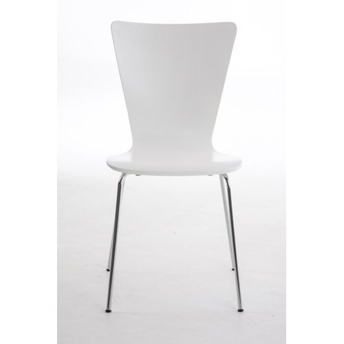 Lot De 2 Chaises Visiteur Aaron Blanc