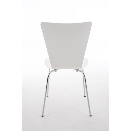 Lot De 2 Chaises Visiteur Aaron Blanc