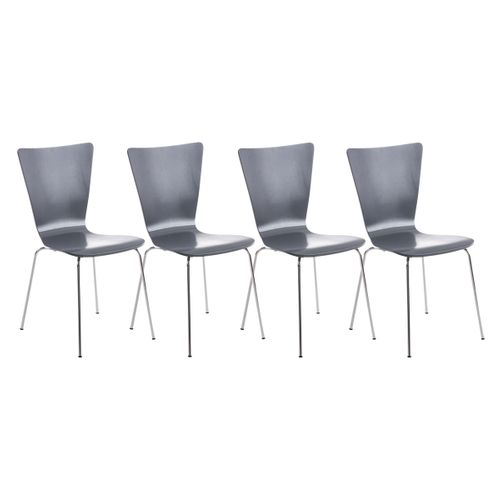 Lot De 4 Chaises Aaron Gris