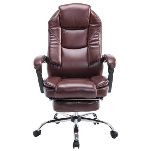 Fauteuil De Bureau Castle Similicuir Bordeaux