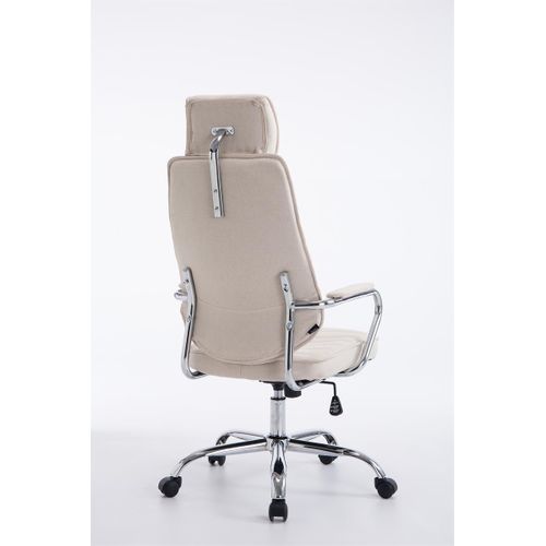 Fauteuil De Bureau Rako Tissu Beige
