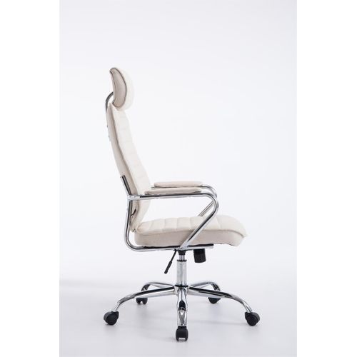 Fauteuil De Bureau Rako Tissu Beige