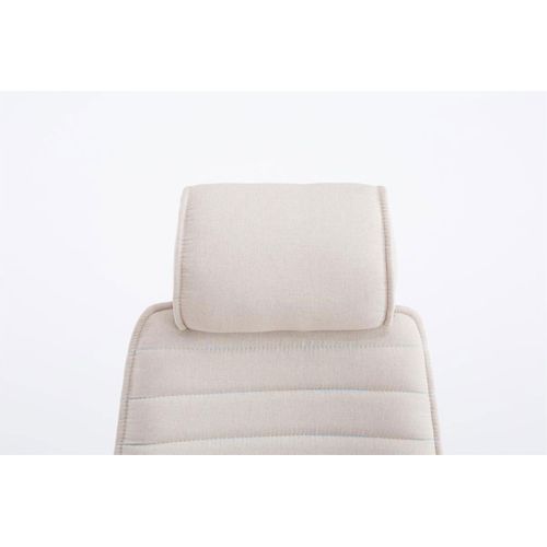 Fauteuil De Bureau Rako Tissu Beige