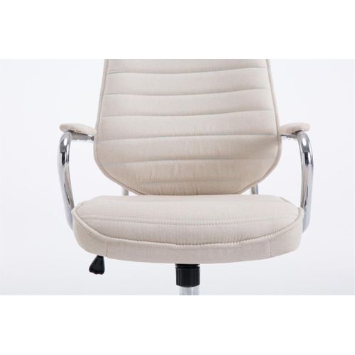 Fauteuil De Bureau Rako Tissu Beige