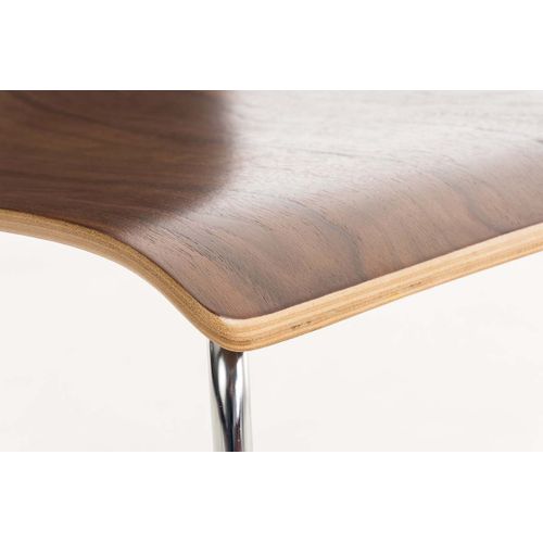 Chaise En Bois Avec Piètement En Métal Pepe Noyer