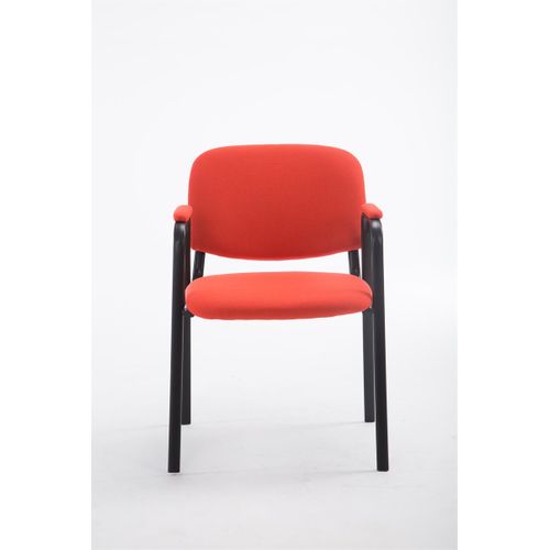 Chaise De Visiteur Ken Pro En Tissu Rouge