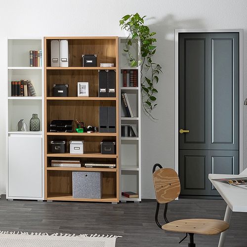Etagère 191 Cm Étroite 6 Niches Blanc