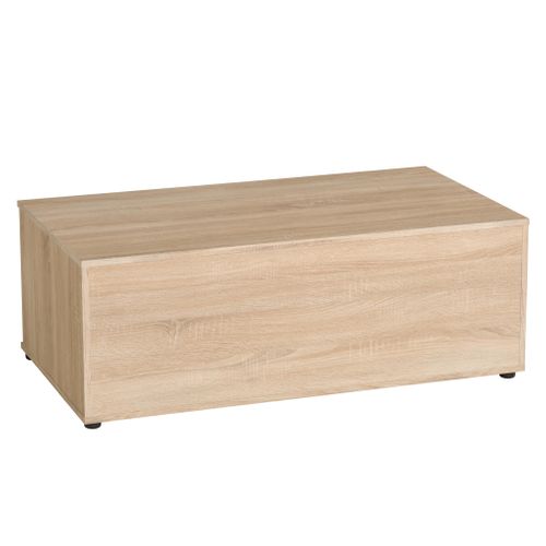 Table basse TOLEDO décor chêne sonoma et blanc