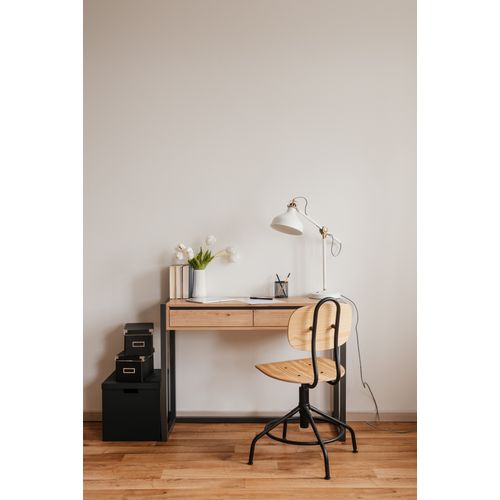 Console 2 Tiroirs Chêne Artisan / Anthracite Denver