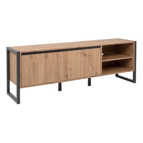 Meuble TV 2 Portes 2 Niches Denver