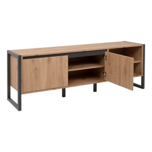 Meuble TV 2 Portes 2 Niches Denver