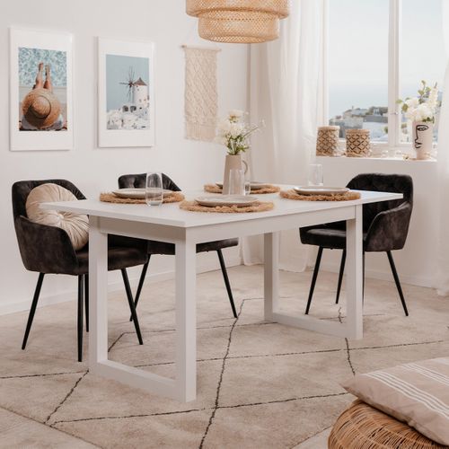 Table à Manger Extensible 6/8 Pers. L160/200 Cm