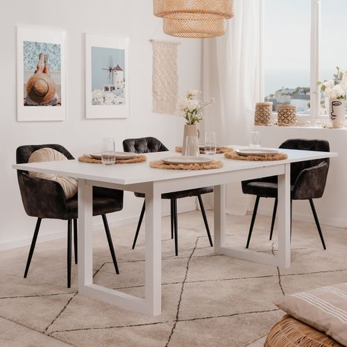 Table à Manger Extensible 6/8 Pers. L160/200 Cm