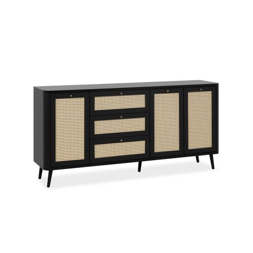 Buffet 3 Portes 3 Tiroirs - L175 Cm