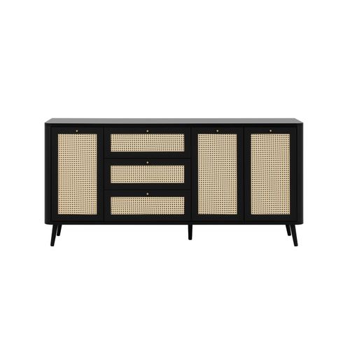 Buffet 3 Portes 3 Tiroirs - L175 Cm