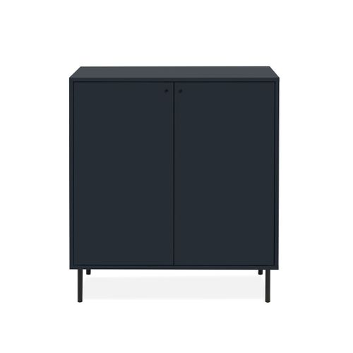 Buffet 2 Portes Bleu Royal L80 Cm