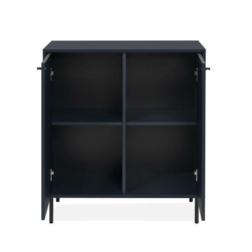 Buffet 2 Portes Bleu Royal L80 Cm