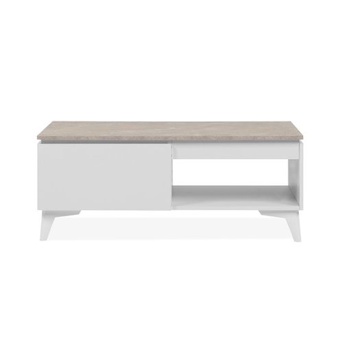 Table Basse Avec 1 Tiroir, 1 Niche L100 Cm