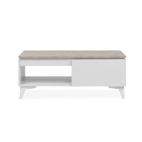 Table Basse Avec 1 Tiroir, 1 Niche L100 Cm