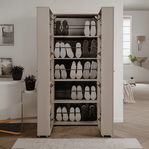 Armoire à Chaussures 15 Compartiments - L74 Cm