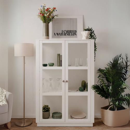 Buffet Haut 4 Étagères L100 Cm