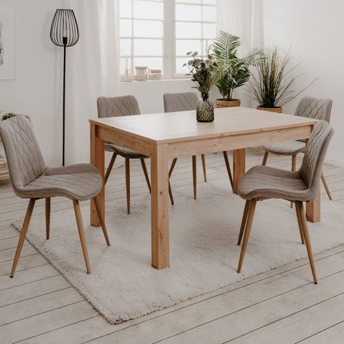 Table L. 140/180 MALTA Imitation chêne