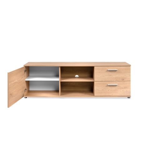 Meuble TV TOLEDO Imitation chêne