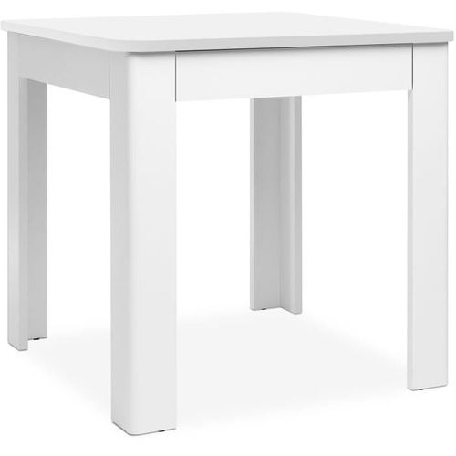 Table  - Rectangulaire - 4 Personnes - 80 X 77 X 80 Cm - Blanc
