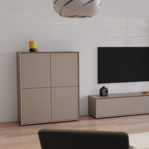 Buffet Haut 4 Portes L100 Cm