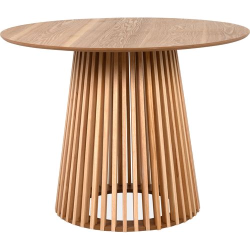 Table à Manger - Garle - 4 Personnes - Bois Naturel - 100 X 100 X 75 Cm