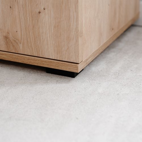 LOT BUFFET + TABLE PANAMA Imitation chêne