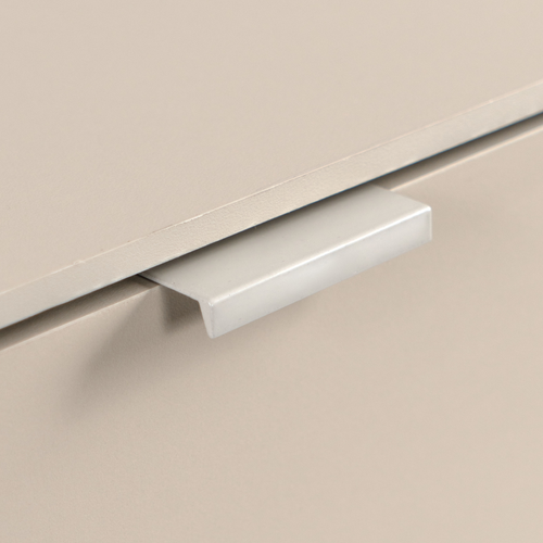 Buffet Haut 4 Portes Beige L187 Cm