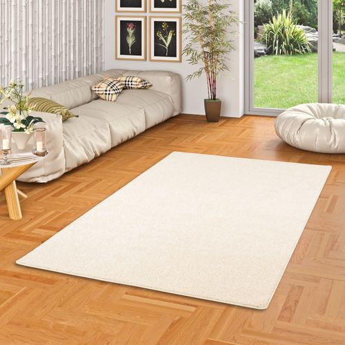 Tapis à Poils Longs Mona 200x200cm Crème