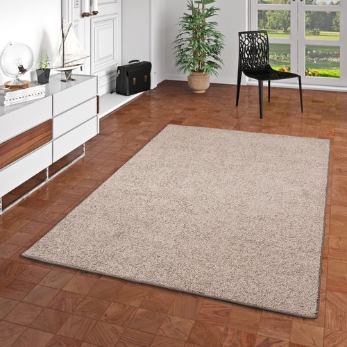 Tapis à Poils Longs Mona 80x160cm Taupe