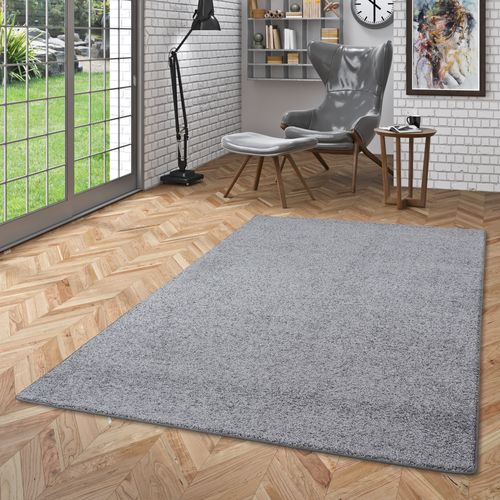 Tapis à Poils Longs Mona 160x160cm Gris