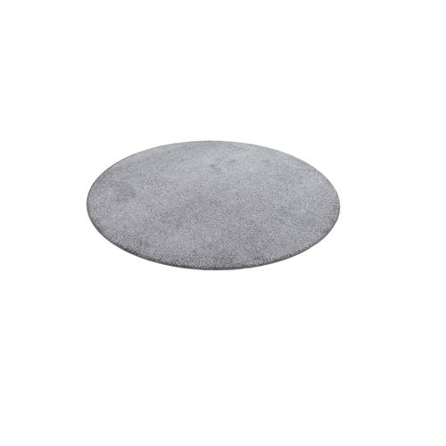 Tapis à Poils Longs Mona Rond 133cm Gris