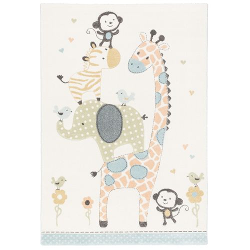 Tapis Maui Kids Pour Enfants Safari Animaux 80x150cm
