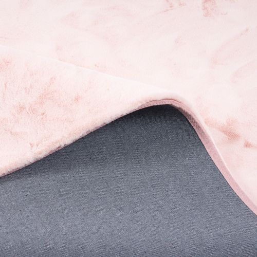 Tapis En Fourrure Plush 70x140cm Rose