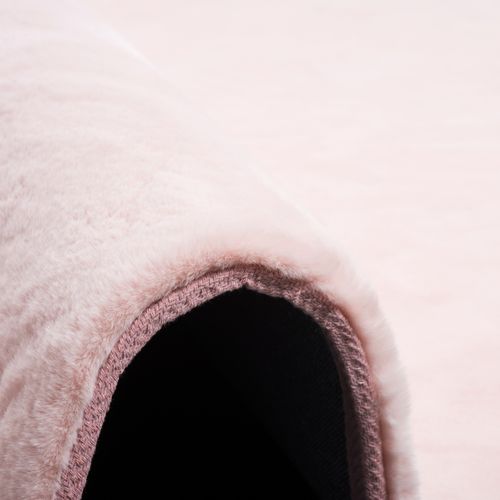 Tapis En Fourrure Plush 120x170cm Rose