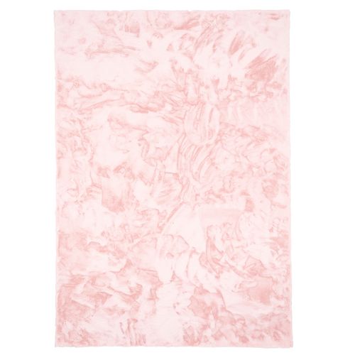 Tapis En Fourrure Plush 140x180cm Rose