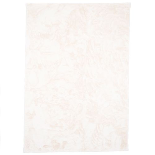 Tapis En Fourrure Plush 160x230cm Blanc