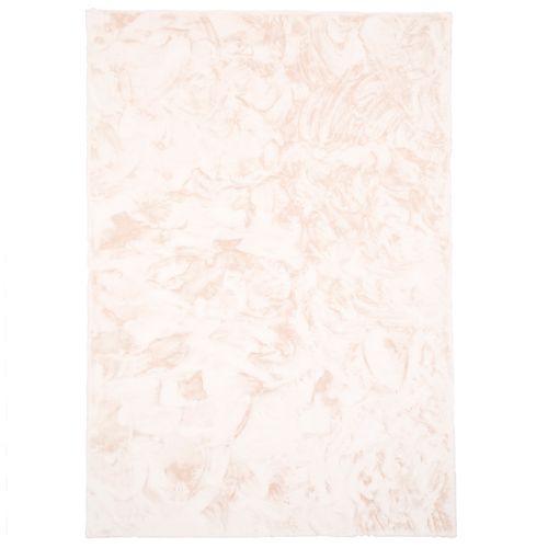 Tapis En Fourrure Plush 180x250cm Crème